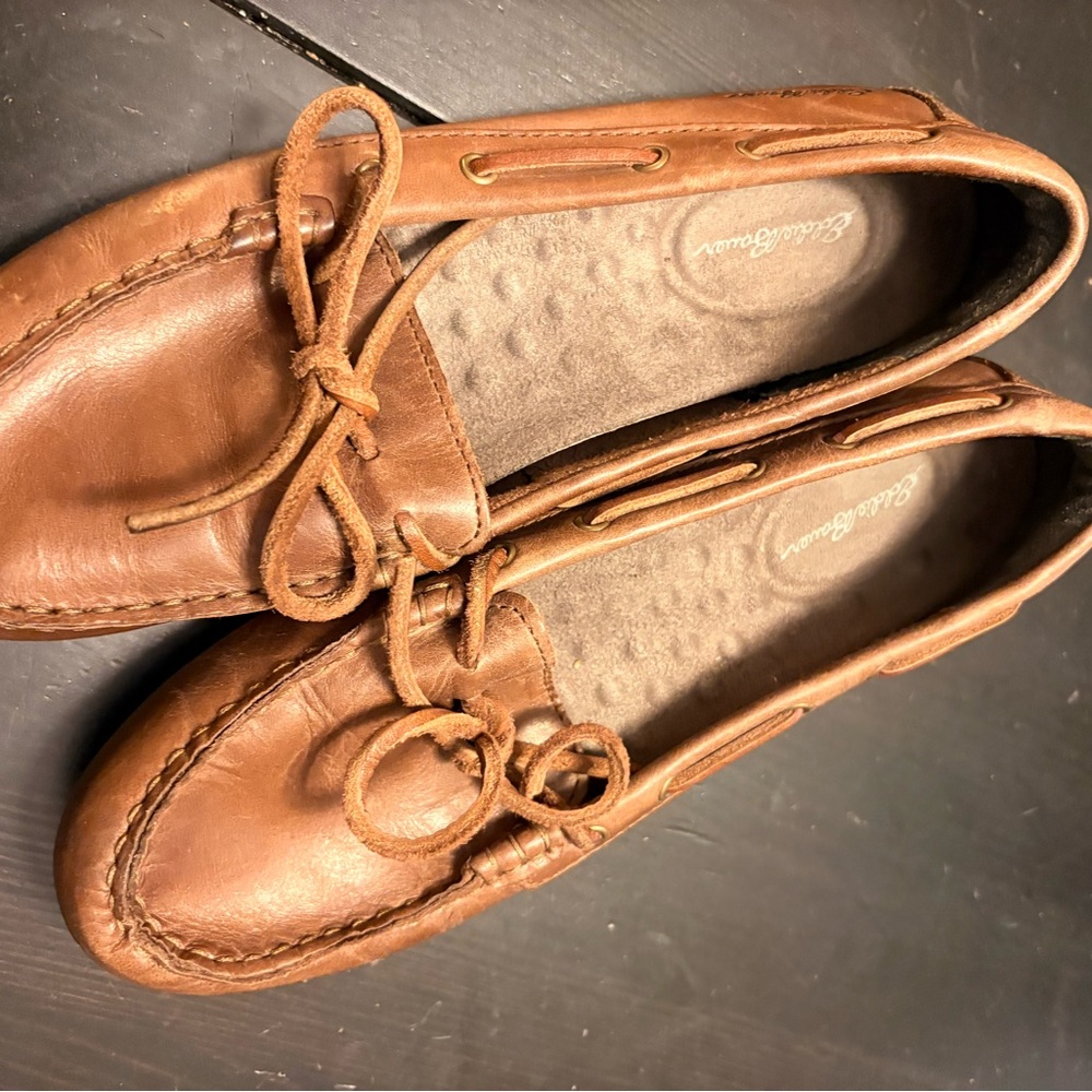 Eddie Bauer Brown Leather Shoes women’s